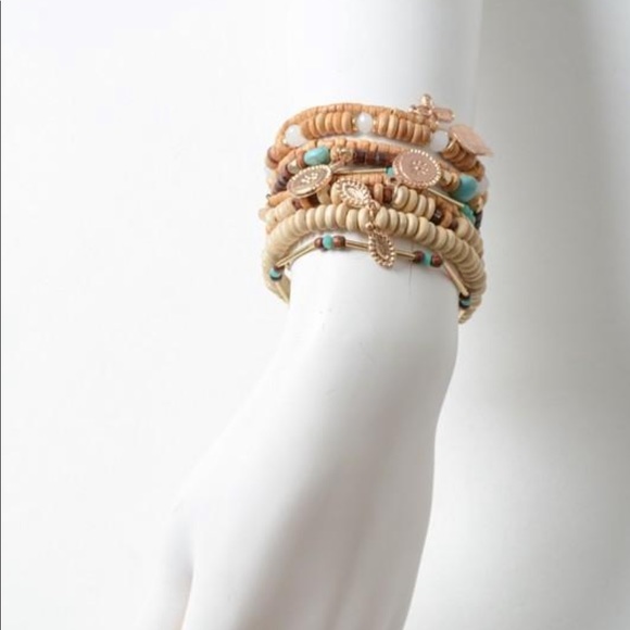 Bohemian Charm Bracelet Set - Picture 2 of 3